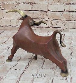 Signed Limited Edition Bronze Sculpture Modern Abstract Artwork to Picasso Decor