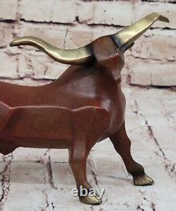 Signed Limited Edition Bronze Sculpture Modern Abstract Artwork to Picasso Decor