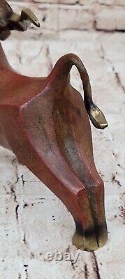 Signed Limited Edition Bronze Sculpture Modern Abstract Artwork to Picasso Decor