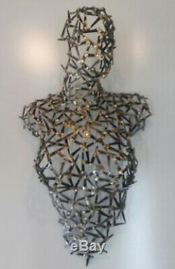 Signed Limited Edition Corey Ellis Art Modern bronze Nude Female Wall Sculpture