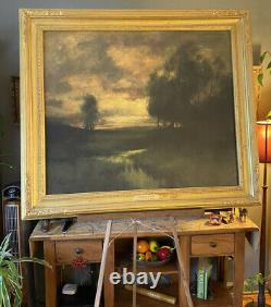 Signed Limited Edition Dennis Sheehan Stormy Look Painting For Ethan Allen