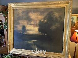 Signed Limited Edition Dennis Sheehan Stormy Look Painting For Ethan Allen