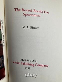 Signed Limited Edition The Borzoi Books For Sportsmen Sporting Bibliography