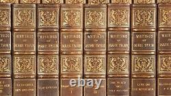 Signed. Mark Twain Definitive Edition. Complete 37 volume set