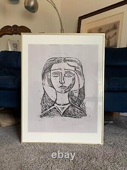 Signed Pablo Picasso Numbered Limited Edition Lithography Painting Print Framed