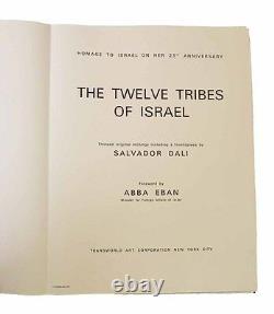 Signed Salvador Dali Original Prints, The Twelve Tribes of Israel. Full Box Set