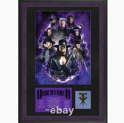 Signed The Undertaker Limited Edition Commemorative Plaque #39/100