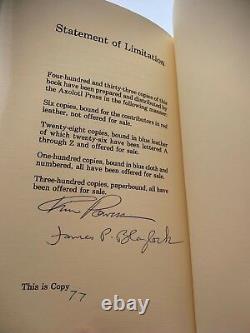 Signed Tim Powers Night Moves 1st/1st limited edition hardbound. Signed 2x