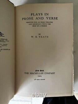 Signed W. B. YEATS Poetry Collection 1924