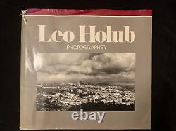Signed, first edition! Leo Holub Photographer, 1982 HC DJ