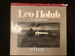 Signed, first edition! Leo Holub Photographer, 1982 HC DJ