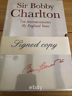 Sir Bobby Charlton My England Years Signed Limited Edition