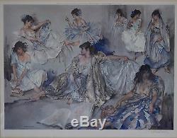 Sir William Russell Flint Variation Limited Edition Signed & Gallery Stamped