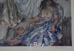 Sir William Russell Flint Variation Limited Edition Signed & Gallery Stamped