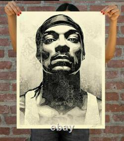 Snoop D-O Double G 18x24 Print LIMITED EDITION Shepard Fairey Obey Giant Confirm