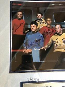 Star Trek ORIGINAL CREW Cast All 7 Signed Limited Edition Photo Nimoy Shatner