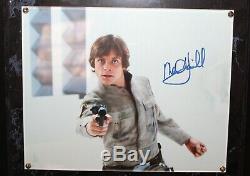 Star Wars Mark Hamill Signed Limited Edition COA Plaque Photo Empire Strikes Bac