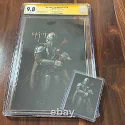 Star Wars The Mandalorian 8 Virgin Megacon Variant EM GIST CGC SS 9.8 with Card