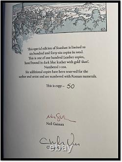 Stardust? SIGNED? By NEIL GAIMAN Lyra's Legendary Leather Limited Edition 1/100