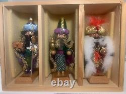 Steinbach Limited Edition Signed The Taron Collection 3 Wisemen Set In Box #9699