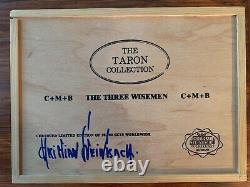 Steinbach Limited Edition Signed The Taron Collection 3 Wisemen Set In Box #9699