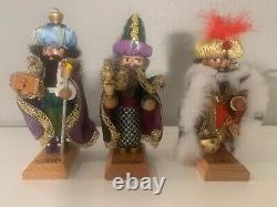 Steinbach Limited Edition Signed The Taron Collection 3 Wisemen Set In Box #9699