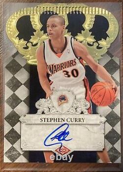 Stephen Curry 2009-10 Panini Crown Royale Rookie Signature Auto RC 23/399
