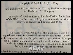 Stephen King 11.22.63 Facsimile Signed Slipcased Limited Hardback Edition 1/700