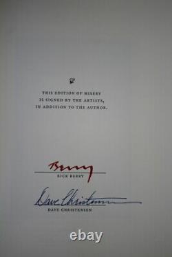 Stephen King (2018)'Misery', US signed limited edition, Suntup Press