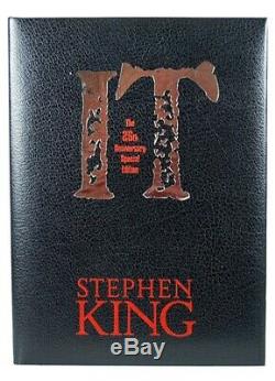 Stephen King IT Signed Limited Deluxe Edition 25th Anniversary Illustrated VF