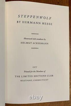 Steppenwolf by Herman Hesse. Limited edition 1243/ 1600, Signed by the Artist