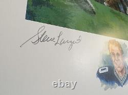 Steve Largent Limited Edition Signed Steve Largent & Sanford Holien Seahawks NFL