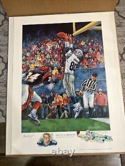 Steve Largent Limited Edition Signed Steve Largent & Sanford Holien Seahawks NFL