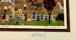 Steven Klein Folk Art (RIDING STABLES) 1966, Signed Limited Edition Serigraph