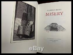 Suntup Press Misery SIGNED by Stephen King Limited Edition + Future Rights