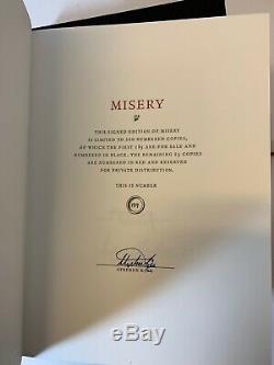 Suntup Press Misery Stephen King Signed/Numbered edition