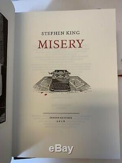Suntup Press Misery Stephen King Signed/Numbered edition