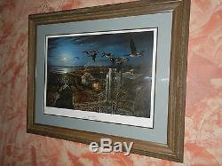 TERRY REDLIN NIGHT FLIGHT Framed Signed- Most sought after print LOOK