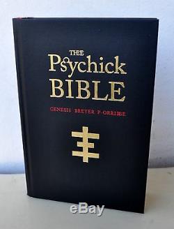 THEE PSYCHICK BIBLE + DVD Genesis P-Orridge Signed Psychic TV TOPY Rare LE #/999