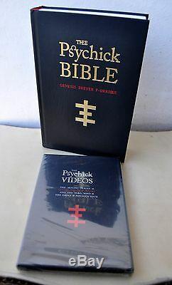 THEE PSYCHICK BIBLE + DVD Genesis P-Orridge Signed Psychic TV TOPY Rare LE #/999