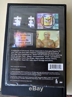 THEE PSYCHICK BIBLE + DVD Genesis P-Orridge Signed Psychic TV TOPY Rare LE #/999