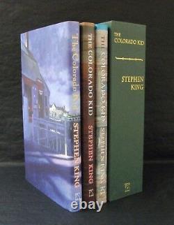 THE COLORADO KID HAVEN Stephen King 3 x SIGNED LTD MATCHING # SLIPCASED SET