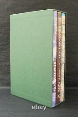 THE COLORADO KID HAVEN Stephen King 3 x SIGNED LTD MATCHING # SLIPCASED SET