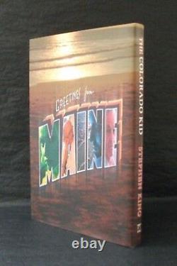 THE COLORADO KID HAVEN Stephen King 3 x SIGNED LTD MATCHING # SLIPCASED SET