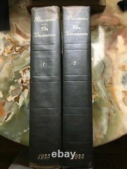 THE DECAMERON Giovanni Boccaccio (1925) Vol. 1 & 2 Limited Edition Signed by Pub