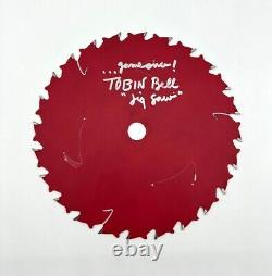 TOBIN BELL SIGNED Real 7 Circular Saw Blade Jigsaw John Kramer -COA & PICTURE