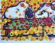 TOM EVERHART PLAY THAT FUNKY MUSIC Hand signed Lithograph Cartoon Snoopy dog COA