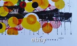 TOM EVERHART PLAY THAT FUNKY MUSIC Hand signed Lithograph Cartoon Snoopy dog COA