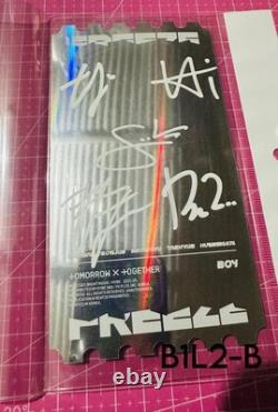 TXT Freeze World Autographed Limited Edition Photo Ticket