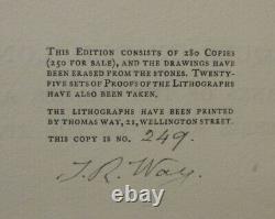 T R Way / Group of 3 titles all signed/limited editions Later Reliques of Old